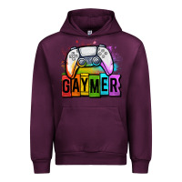 Mauve Wine gaymer lgbtq gaming Urban Hoodie - OliviaCreatesArt