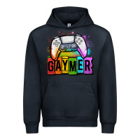 Navy gaymer lgbtq gaming Urban Hoodie - OliviaCreatesArt