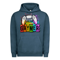 Pigment Midnight Navy gaymer lgbtq gaming Urban Hoodie - OliviaCreatesArt