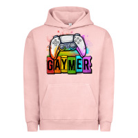 Pigment Salmon gaymer lgbtq gaming Urban Hoodie - OliviaCreatesArt