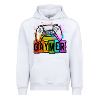 White gaymer lgbtq gaming Urban Hoodie - OliviaCreatesArt