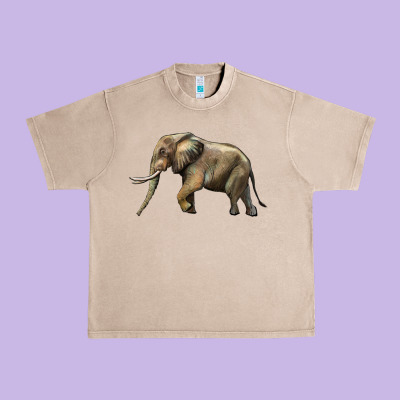Elephant Urban Heavy Tee Designed By Lillyallendesigns