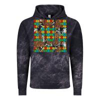 Cloud Black western autism seamless pattern Vintage Hoodie - Artiststas