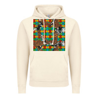 Vintage Artic western autism seamless pattern Vintage Hoodie - Artiststas