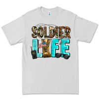Dove Grey soldier  life Premium Tee - AdoDesignShop