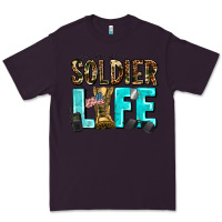 Plum soldier  life Premium Tee - AdoDesignShop