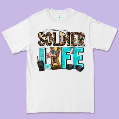 Soldier  Life Premium Tee Designed By Adodesignshop