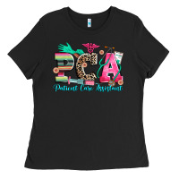 Black pca patient care assistant Ladies Tee - Zillion Design Studio