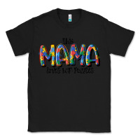 Black this mama loves her puzzle Classic Tee - MaliasSmallBusiness