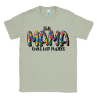 Matcha this mama loves her puzzle Classic Tee - MaliasSmallBusiness