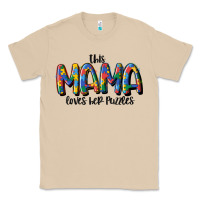 Mushroom this mama loves her puzzle Classic Tee - MaliasSmallBusiness