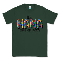 Sports Green this mama loves her puzzle Classic Tee - MaliasSmallBusiness