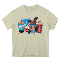 Mossy usa coffee cups Heavy Core Tee - Zillion Design Studio