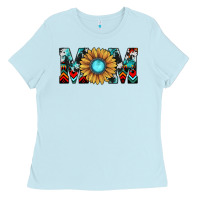 Baby Blue mom Ladies Tee - JahusDesignShop