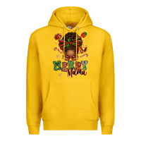 Lemon merry mama afro messy bun Premium Hoodie - texasbilliewilder