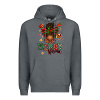 Rock merry mama afro messy bun Premium Hoodie - texasbilliewilder
