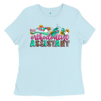 Baby Blue orthodontist assistant Ladies Tee - Zillion Design Studio