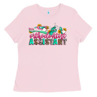 Bubblegum Pink orthodontist assistant Ladies Tee - Zillion Design Studio