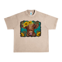 French Oak western leopard buffalo plaid baby highland cow Urban Heavy Tee - BarkalooDesign