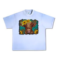 Grape Ice western leopard buffalo plaid baby highland cow Urban Heavy Tee - BarkalooDesign