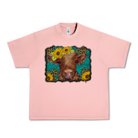 Salmon western leopard buffalo plaid baby highland cow Urban Heavy Tee - BarkalooDesign
