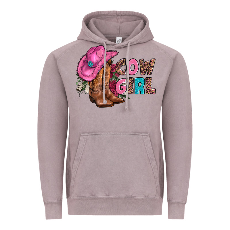 Valentine Day Boots Hat And Roses Vintage Hoodie by AdoDesignShop | Teevron