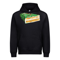 Black green christmas cake fa element 1 Urban Hoodie - FaDigitalArtStudio