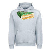 Heather Grey green christmas cake fa element 1 Urban Hoodie - FaDigitalArtStudio