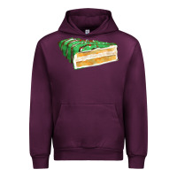 Mauve Wine green christmas cake fa element 1 Urban Hoodie - FaDigitalArtStudio