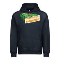 Navy green christmas cake fa element 1 Urban Hoodie - FaDigitalArtStudio