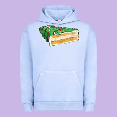 Green Christmas Cake Fa Element 1 Urban Hoodie Designed By Fadigitalartstudio