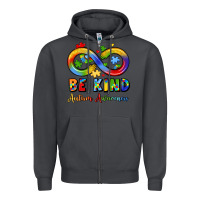 Smoke be kind autism awareness infinity symbol Zipper Hoodie - LillyAllenDesigns