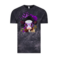 Cloud Black halloween baby calf Vintage Tee - Jasminsmagicworld