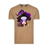 Vintage Coffee halloween baby calf Vintage Tee - Jasminsmagicworld