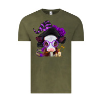Vintage Olive halloween baby calf Vintage Tee - Jasminsmagicworld