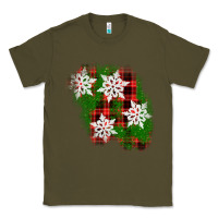 Army Green christmas patch Classic Tee - AdoDesignShop