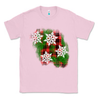 Bubblegum Pink christmas patch Classic Tee - AdoDesignShop