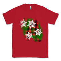 Red christmas patch Classic Tee - AdoDesignShop