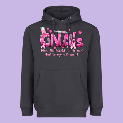 Cna S Make The World Go Around And Everyone Knows Heavyweight Hoodie Designed By Texasbilliewilder