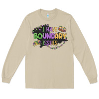 Mushroom ı have boundary ıssues Long Sleeve Tee - MaliasSmallBusiness