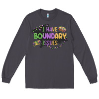 Smoke ı have boundary ıssues Long Sleeve Tee - MaliasSmallBusiness