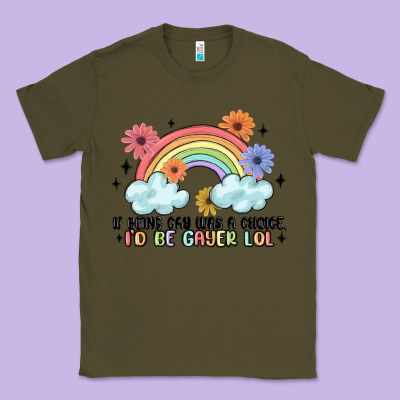 Gay Pride Classic Tee Designed By Maliassmallbusiness