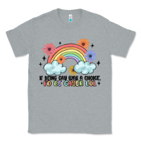 Heather Grey gay pride Classic Tee - MaliasSmallBusiness