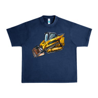 Navy Compact Track Loader Urban Heavy Tee - LillyAllenDesigns
