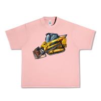 Salmon Compact Track Loader Urban Heavy Tee - LillyAllenDesigns