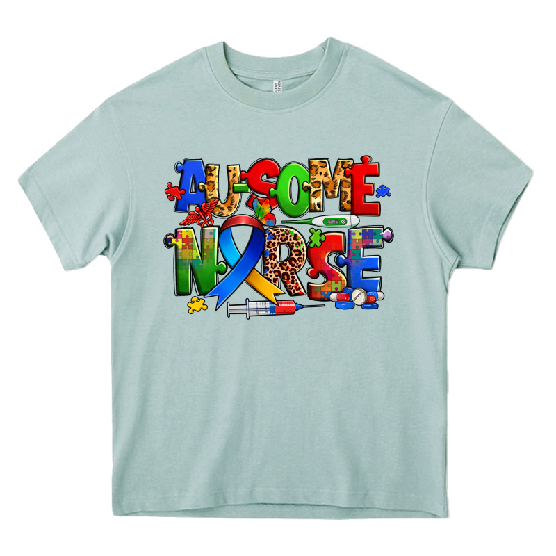 Ausome Autism Nurse Heavy Core Tee by Zillion Design Studio | Teevron