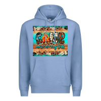 Colony Blue camp more worry less Premium Hoodie - JahusDesignShop
