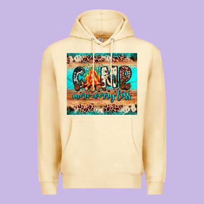 Camp More Worry Less Premium Hoodie Designed By Jahusdesignshop