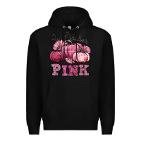 Black in october we wear pink pumpkin Premium Hoodie - texasbilliewilder
