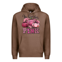 Chestnut in october we wear pink pumpkin Premium Hoodie - texasbilliewilder